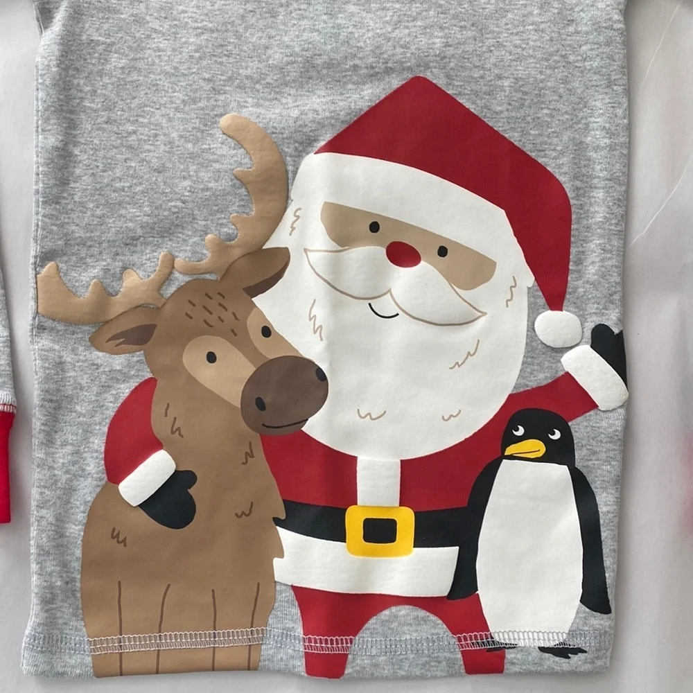 hanna Andersson & Carters Christmas PJ Tops Size 6-7